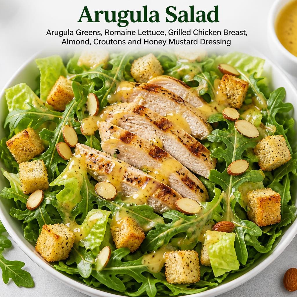 Arugula Salad Six Ounces Coffee